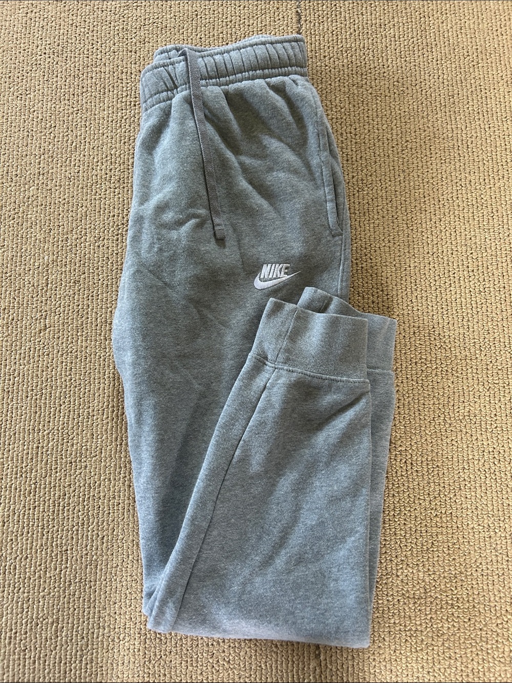 Nike Kids Gray Pullover Fleece Joggers